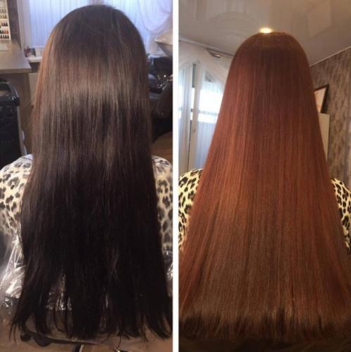 Как вывести черный цвет волос в русый. Обесцвечивание черного в салоне