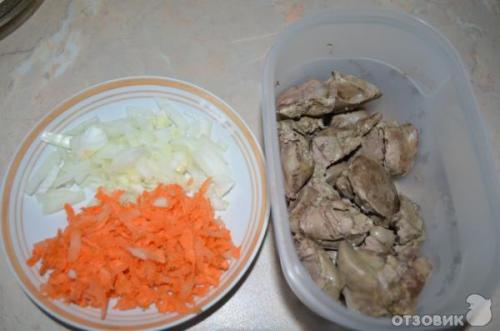 Куриная печень в пароварке. Рецепт: Куриная печень в сметане - В пароварке.