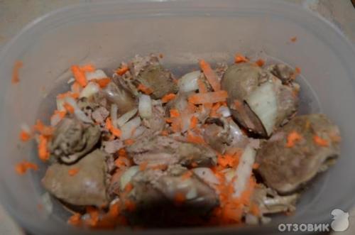 Куриная печень в пароварке. Рецепт: Куриная печень в сметане - В пароварке.