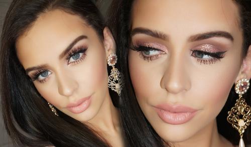 Вечерний макияж к розовому платью. Правила подбора макияжа под розовое платье, советы визажистов