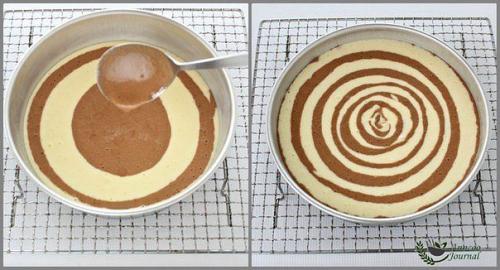 Японский суфле - чизкейк Зебра. 03