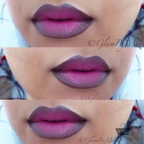 Как сделать эффект омбре на губах: пошаговый урок.