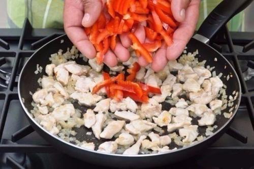 Куриное Филе в сливках с перцем. 06