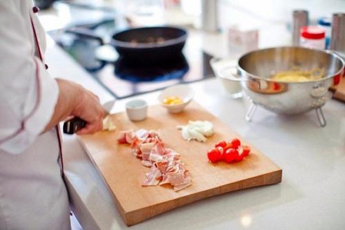 Паста Карбонара.  Ингредиенты: 01