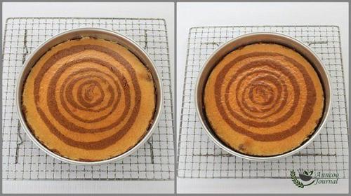 Японский суфле - чизкейк Зебра. 04