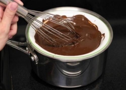 Шоколадный заборчик для торта. 02