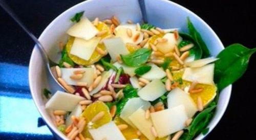 Салат с апельсинами. Салат с апельсинами.