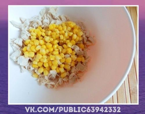 Потрясающий результат. Салат с курицей, сыром и ананасом. 01 Потрясающий результат. Салат с курицей, сыром и ананасом. 01