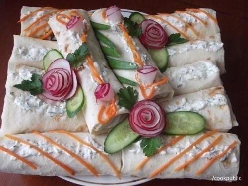 Шаурма по домашнему.