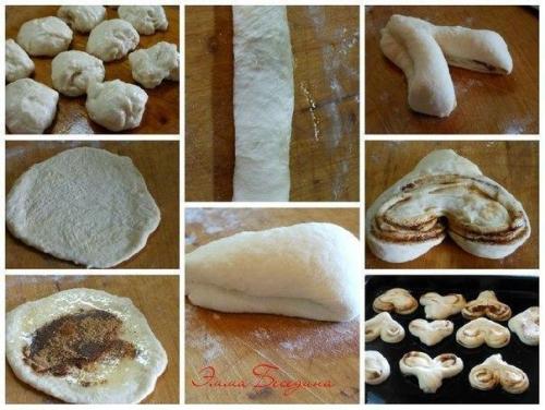 Плюшки с сахаром и корицей. 02