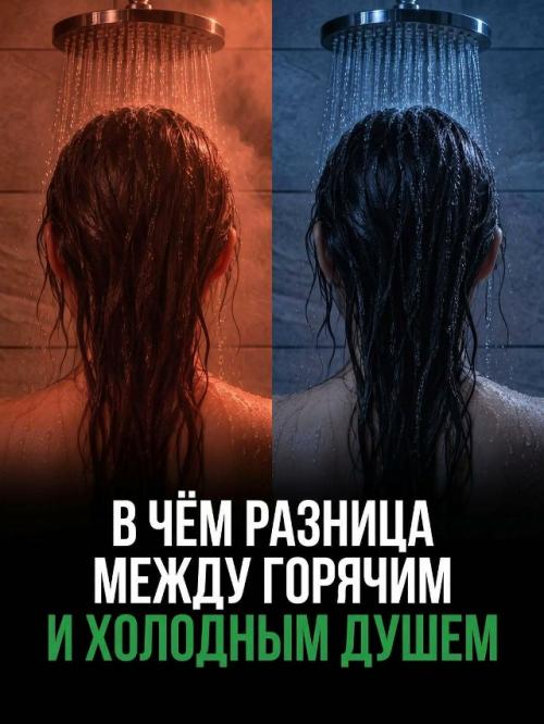 Какой душ ты выбираешь: горячий или холодный? 


