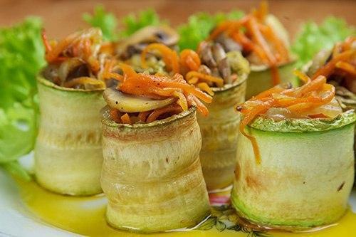 Топ - 6 рецептов кабачковых рулетиков. 04 Топ - 6 рецептов кабачковых рулетиков. 04