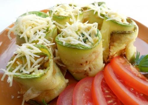 Топ - 6 рецептов кабачковых рулетиков. 05 Топ - 6 рецептов кабачковых рулетиков. 05