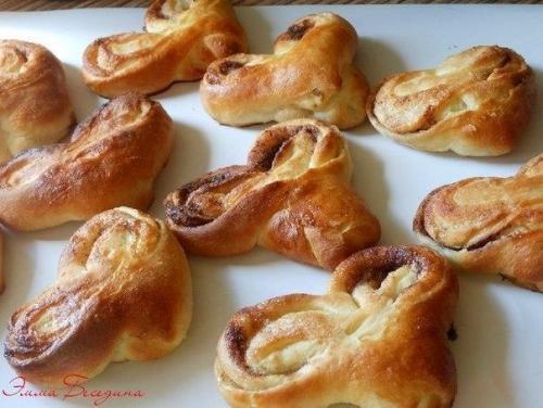 Плюшки с сахаром и корицей. 01