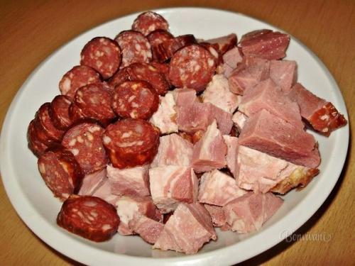 Фасолевый суп с домашней лапшой. 04 Фасолевый суп с домашней лапшой. 04