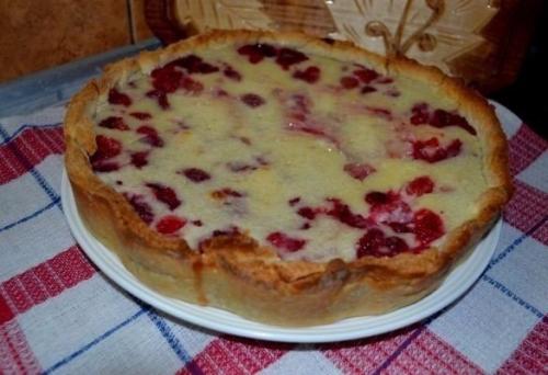 Цветаевский пирог с малиновой начинкой. 04 Цветаевский пирог с малиновой начинкой. 04