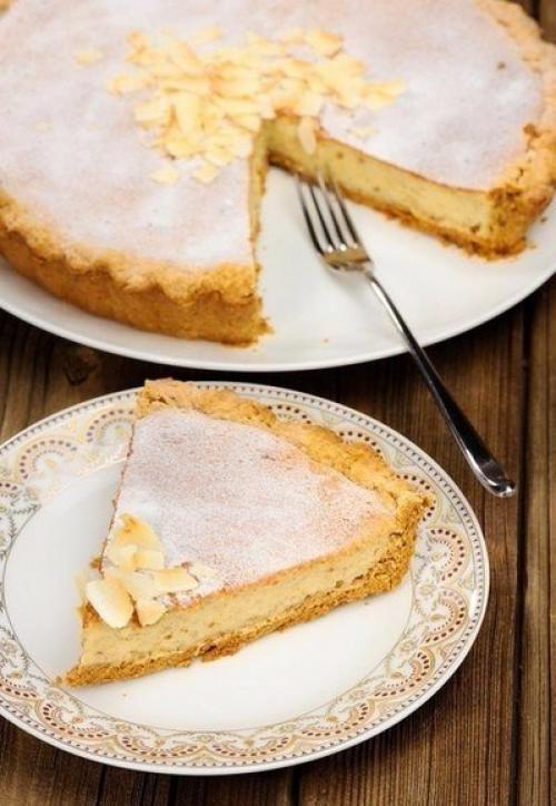 Пирог с творогом и бананом. 05