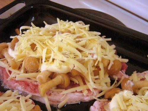 Мясо по-купечески (с грибами). 04 Мясо по-купечески (с грибами). 04