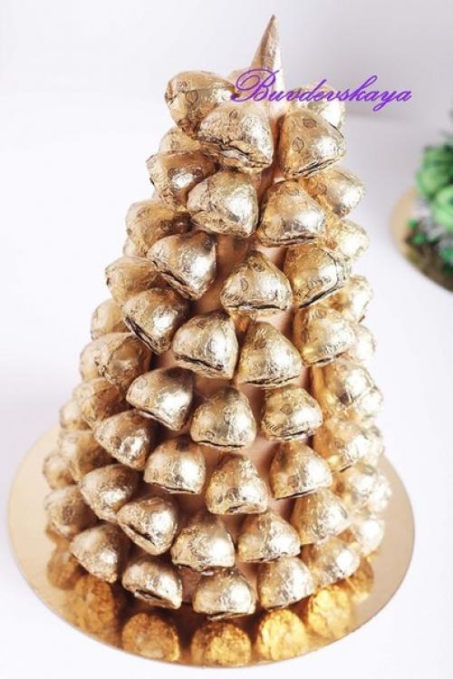 Мастер - класс Елка ИЗ Конфет. 02