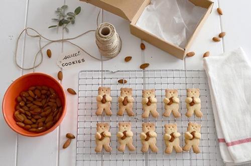 Имбирное печенье Мишки с Орешками. 06