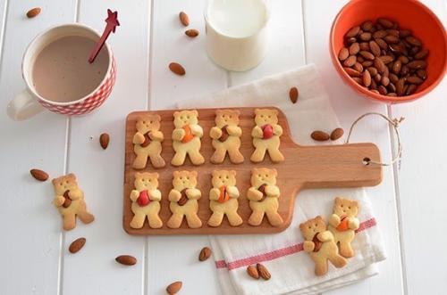 Имбирное печенье Мишки с Орешками.