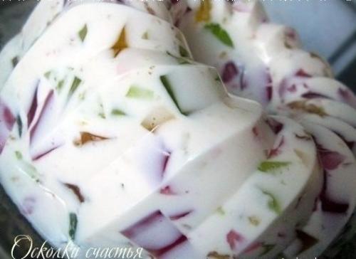 Десерт Осколки Счастья (желейный). 01