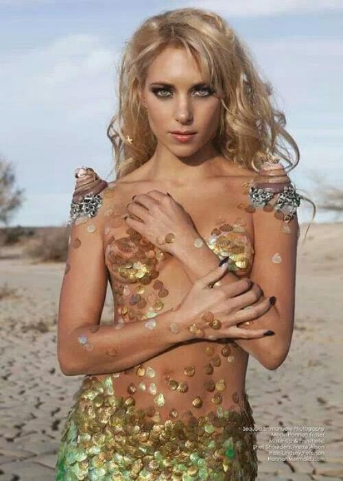 Как стать русалкой. 33-Летняя Ханна фрейзер работает русалкой в аквариуме города Сиднея.