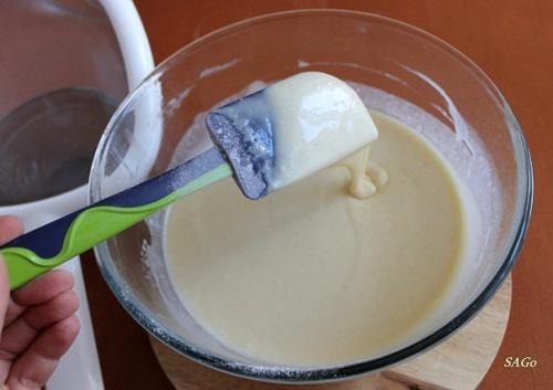 Заливной грушевый пирог. 04