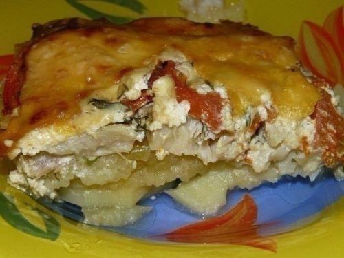 Обалденная вкусная запеканка картофельная с рыбкой. Обалденная вкусная запеканка картофельная с рыбкой.