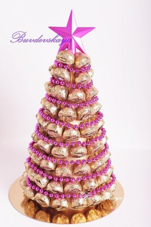 Мастер - класс Елка ИЗ Конфет. 03