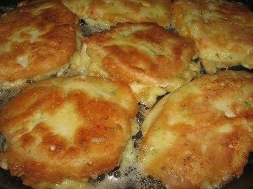 Куриные отбивные в кляре с сыром. 05