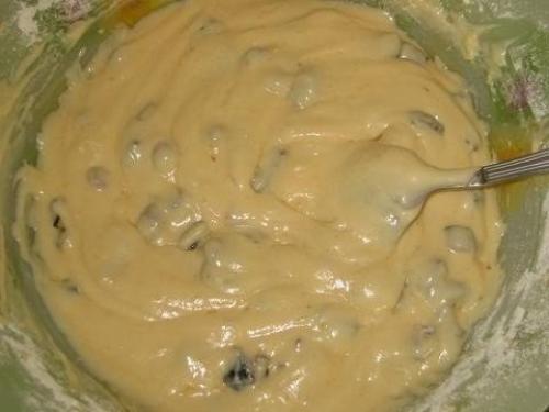 Йогуртовый кекс с черносливом. 03