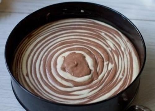 Пирог Зебра.  Ингредиенты (на форму 21-26 см: 03 Пирог Зебра.  Ингредиенты (на форму 21-26 см: 03