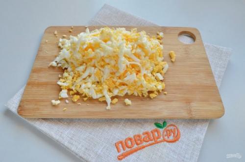 Крабовый салат в лаваше. 03