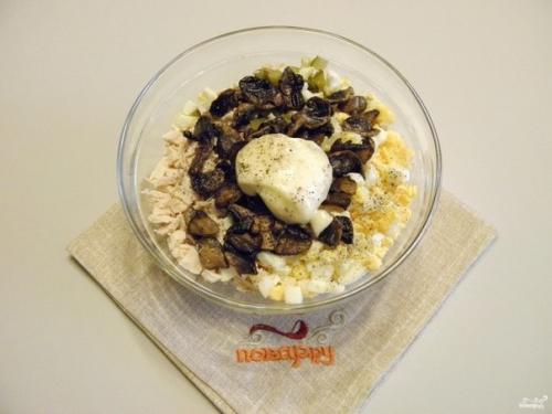 Салат новогодний Ёлочка. 06