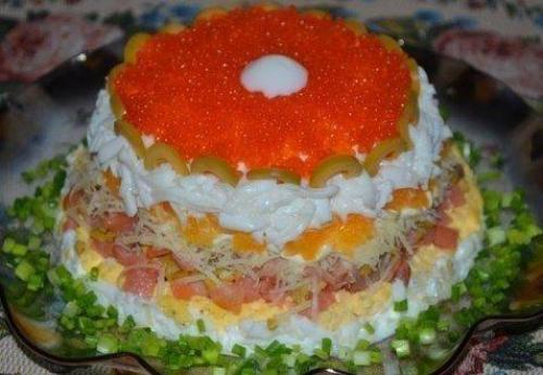 Слоеный салат Жемчужина? Слоеный салат Жемчужина?