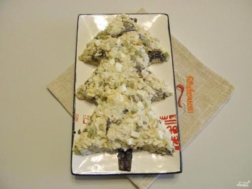 Салат новогодний Ёлочка. 08