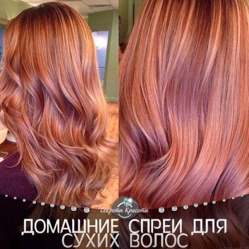 Домашние спреи для сухих волос? Домашние спреи для сухих волос?