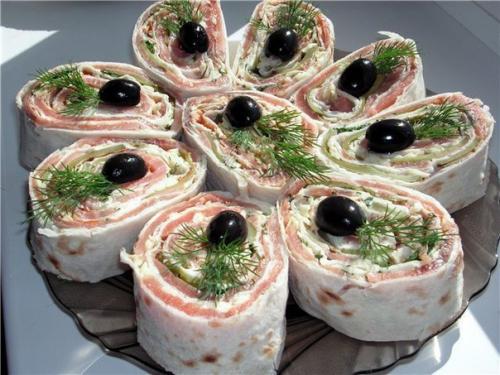 Закуски из лаваша. 04