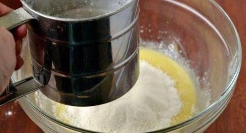 Печенье на сковороде.  Ингредиенты: 02