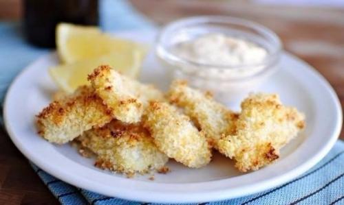 Рыба в духовке с хрустящей корочкой. 

