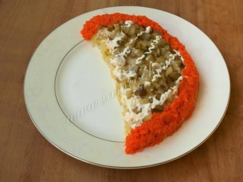 Салат Апельсиновая Долька. 06 Салат Апельсиновая Долька. 06