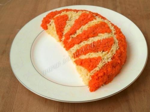 Салат Апельсиновая Долька. 07 Салат Апельсиновая Долька. 07