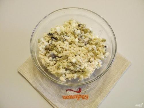 Салат новогодний Ёлочка. 07