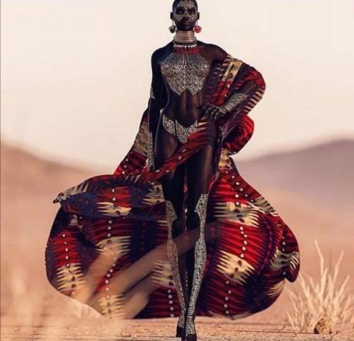 Эта всеми любимая и популярная Модель из Африки оказалась не настоящей девушкой, а созданной с помощью 3D-графики моделью. 01