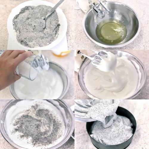 Торт Ангельский. Ангельский торт с маком.