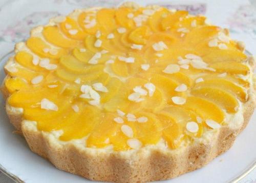Нежный сметанник с персиками. 01 Нежный сметанник с персиками. 01