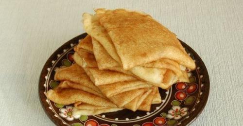 Тоненькие блинчики на молоке. 05