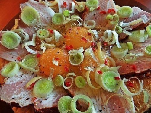 Глазунья в лепёшке.  Ингредиенты: 09