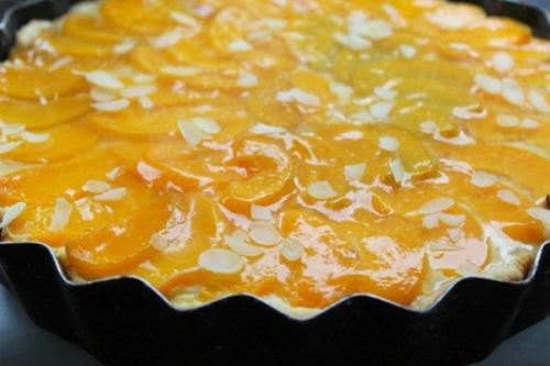 Нежный сметанник с персиками. 02 Нежный сметанник с персиками. 02